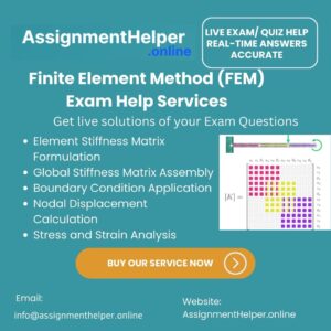 Finite Element Method Exam Help Services